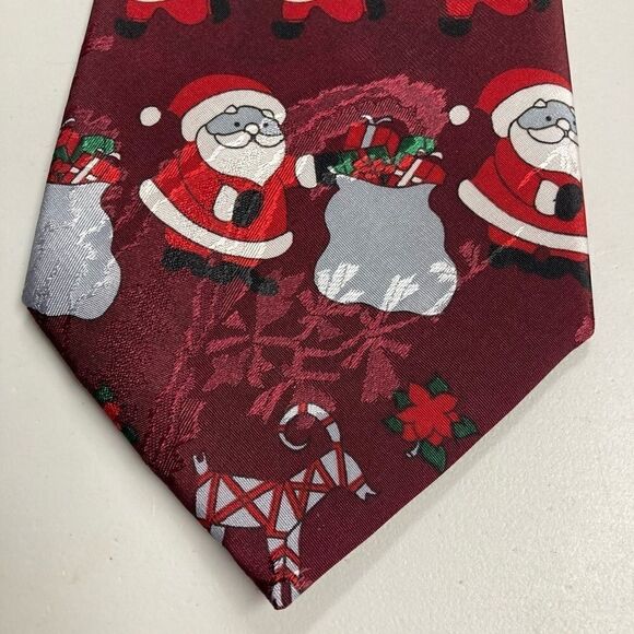 RENAISSANCE, Christmas Men’s Tie, Hand Made, imported by N. B. Silk Trad Co. - Picture 5 of 12